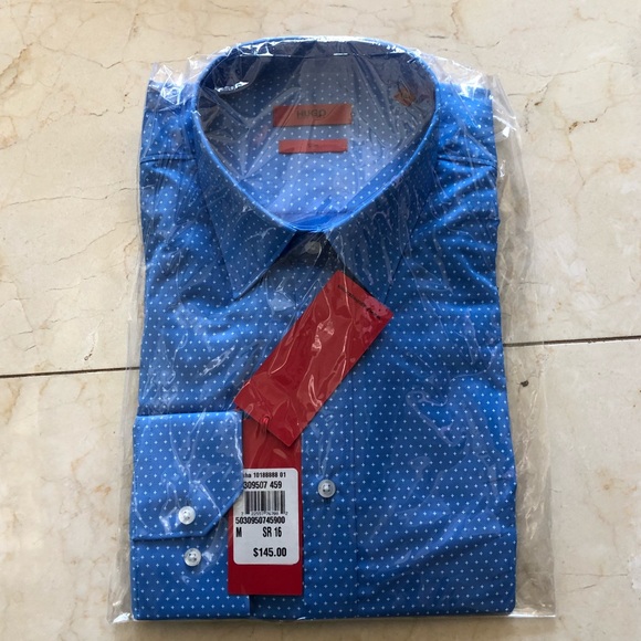 hugo boss polka dot dress